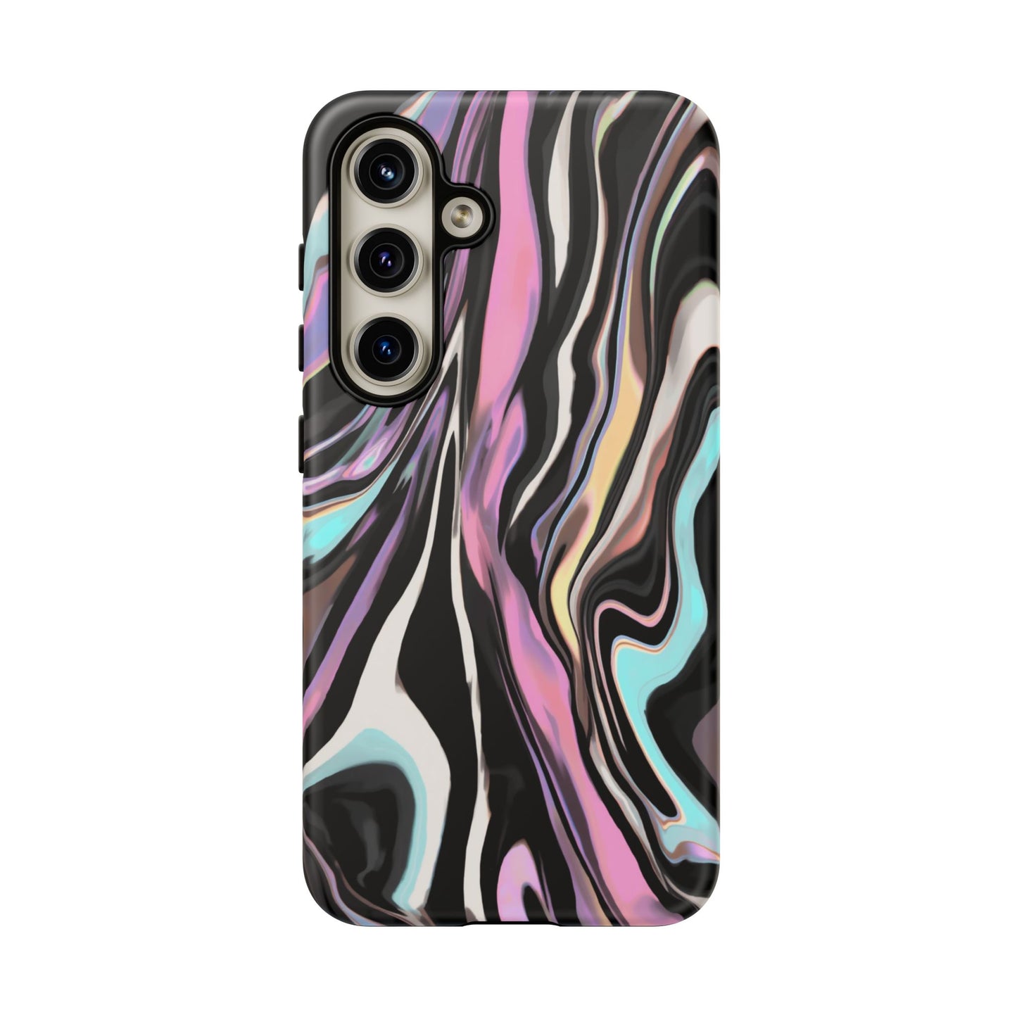 Abstract Marble Tough Phone Case — Pastel Swirl Protective Cover