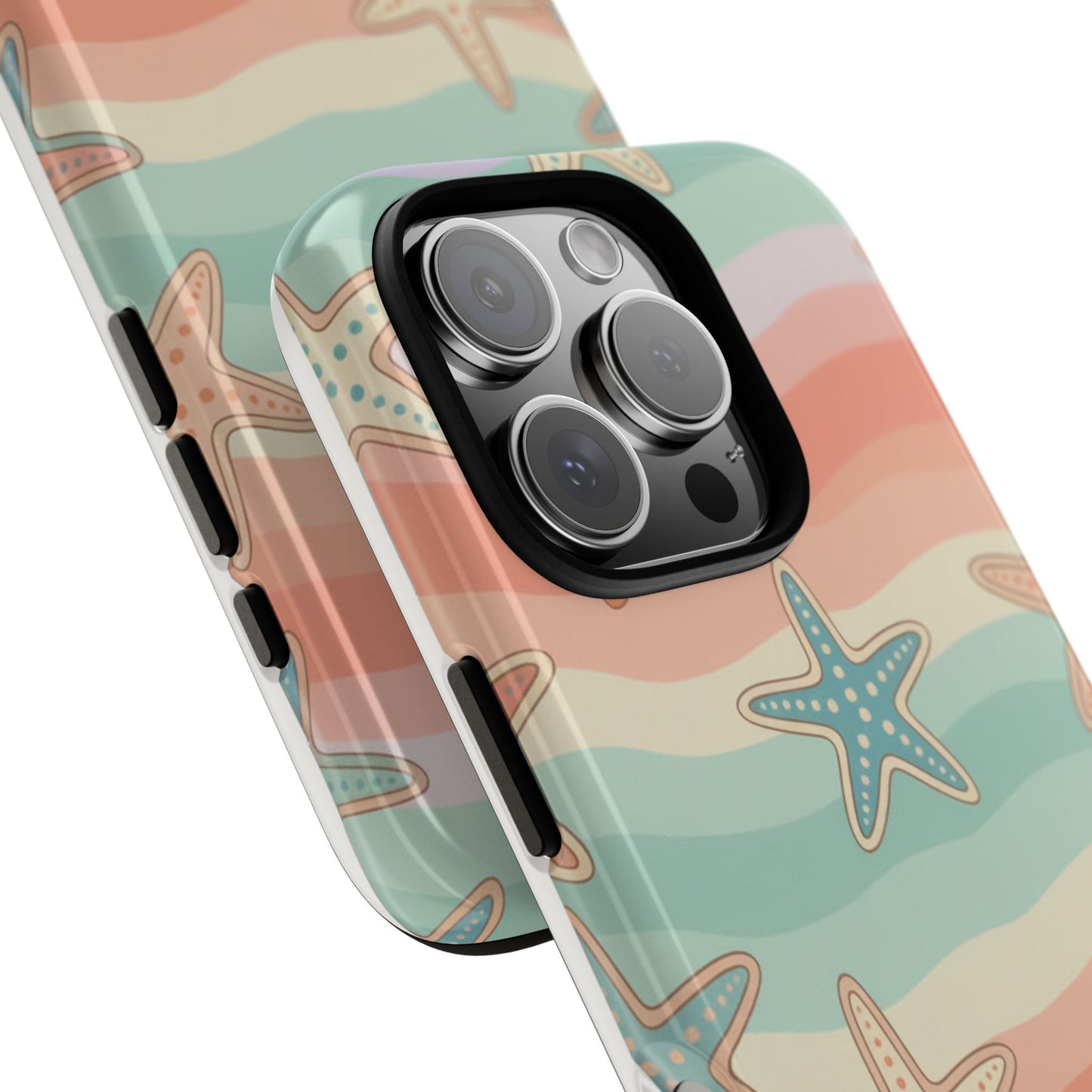 Starfish Wave Tough Phone Case — Pastel Beach Protective Cover