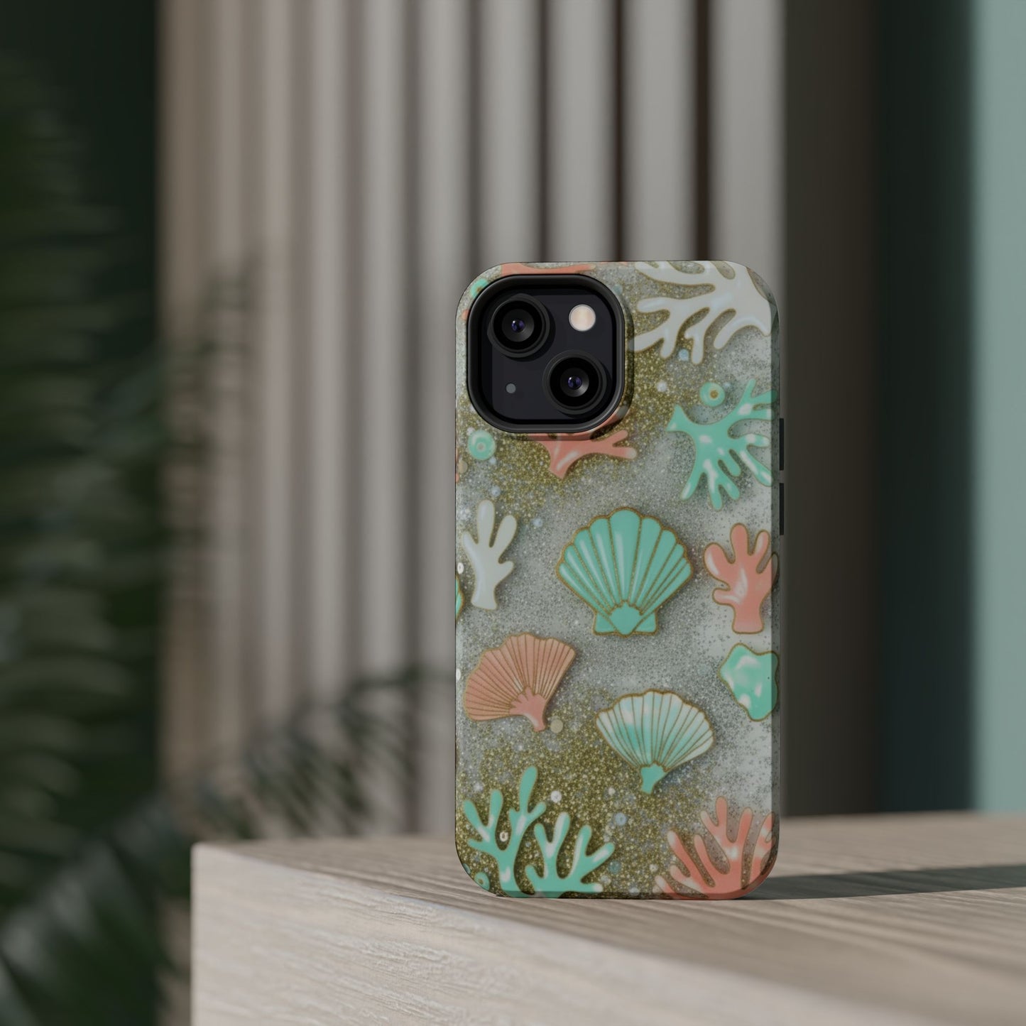 Seashell Coral Magnetic Impact Phone Case