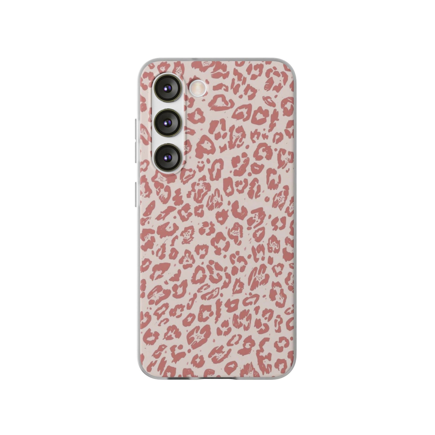 Pink Leopard Print Phone Case – Slim Flexible Protective Cover