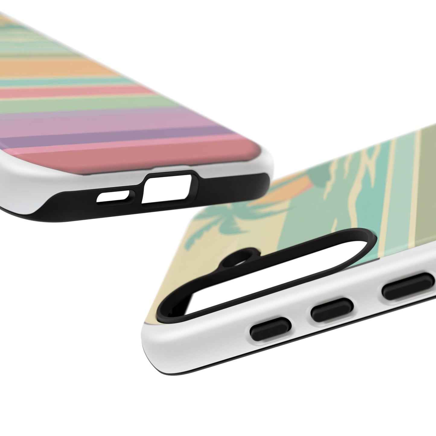 Tough Case — Retro Pastel Sunset Palm Tree Phone Case