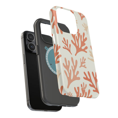 Coral Reef Magnetic Impact Phone Case — Protective MagSafe-Compatible Design