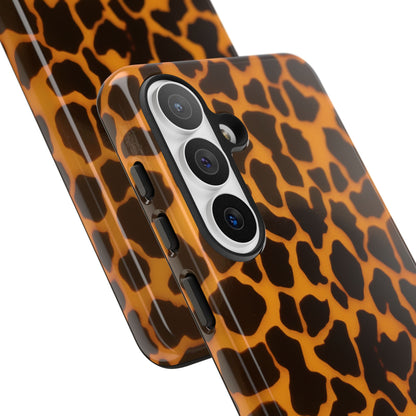 Leopard Print Tough Phone Case — Slim Protective iPhone Cover