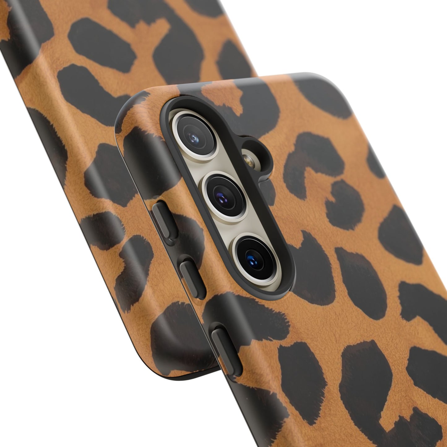 Leopard Print Tough Phone Case — Protective Animal Print iPhone Case