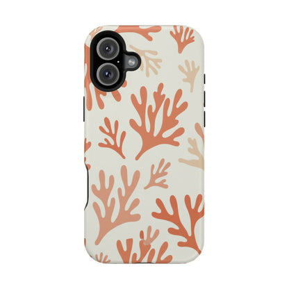 Coral Reef Magnetic Impact Phone Case — Protective MagSafe-Compatible Design