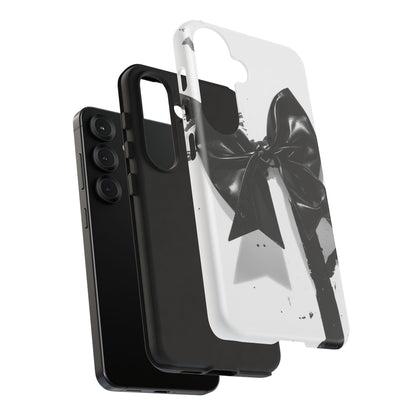 Phone Case — Black Bow Graphic Protective Cover