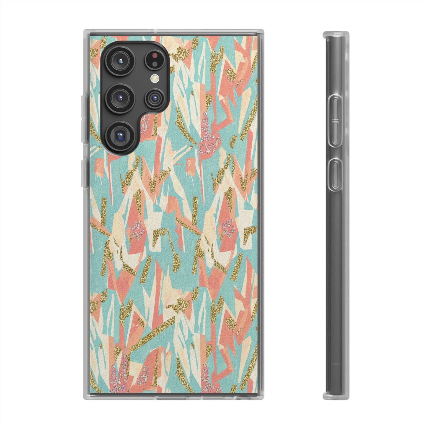 Pastel Abstract Floral Phone Case - Flexi Case
