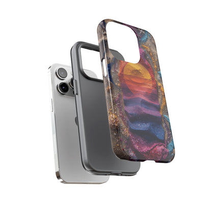 Phone Case — Colorful Sand Art Sunset Tough Protective Case
