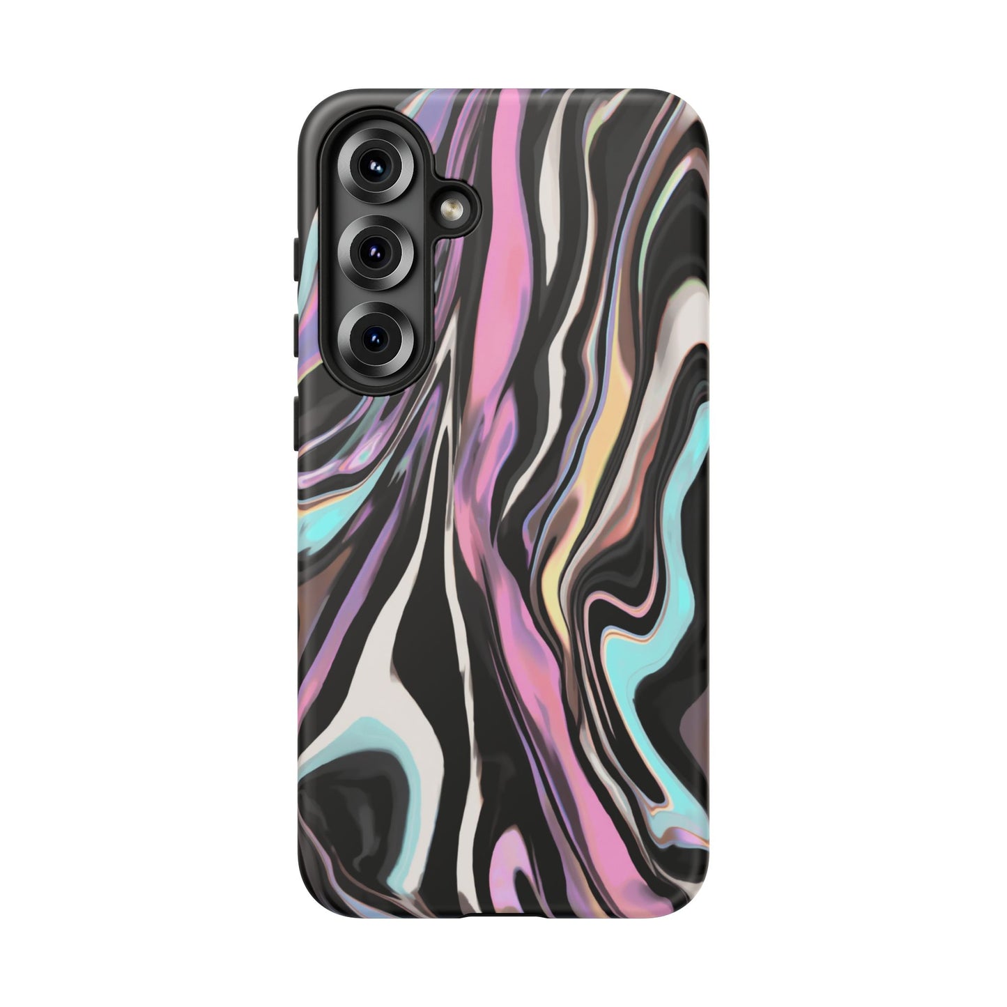 Abstract Marble Tough Phone Case — Pastel Swirl Protective Cover