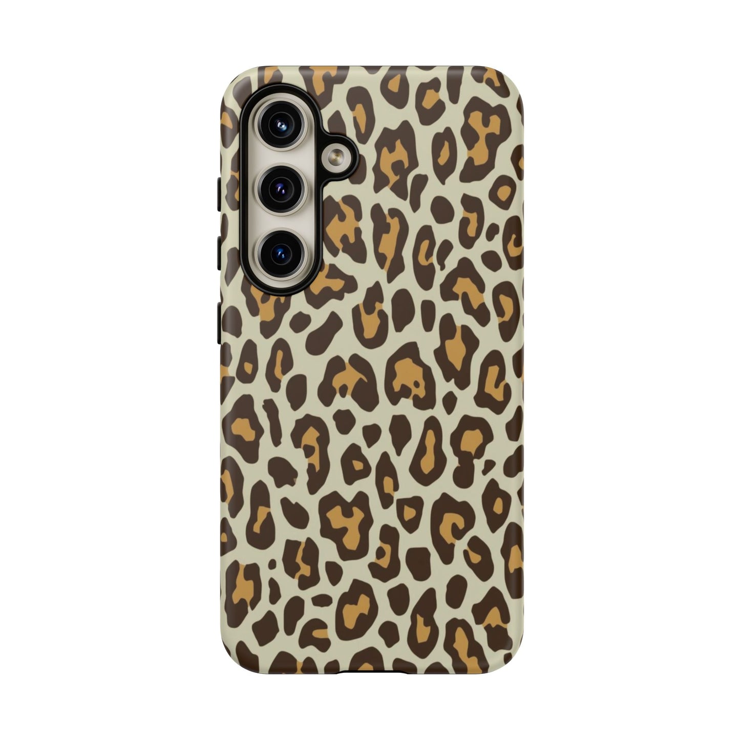 Leopard Print Tough Phone Case — Durable Protective Animal Print Case