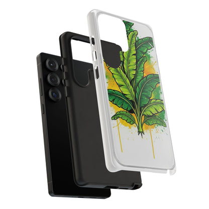 Tropical Banana Leaf Phone Case — Vibrant Green Plant Protector
