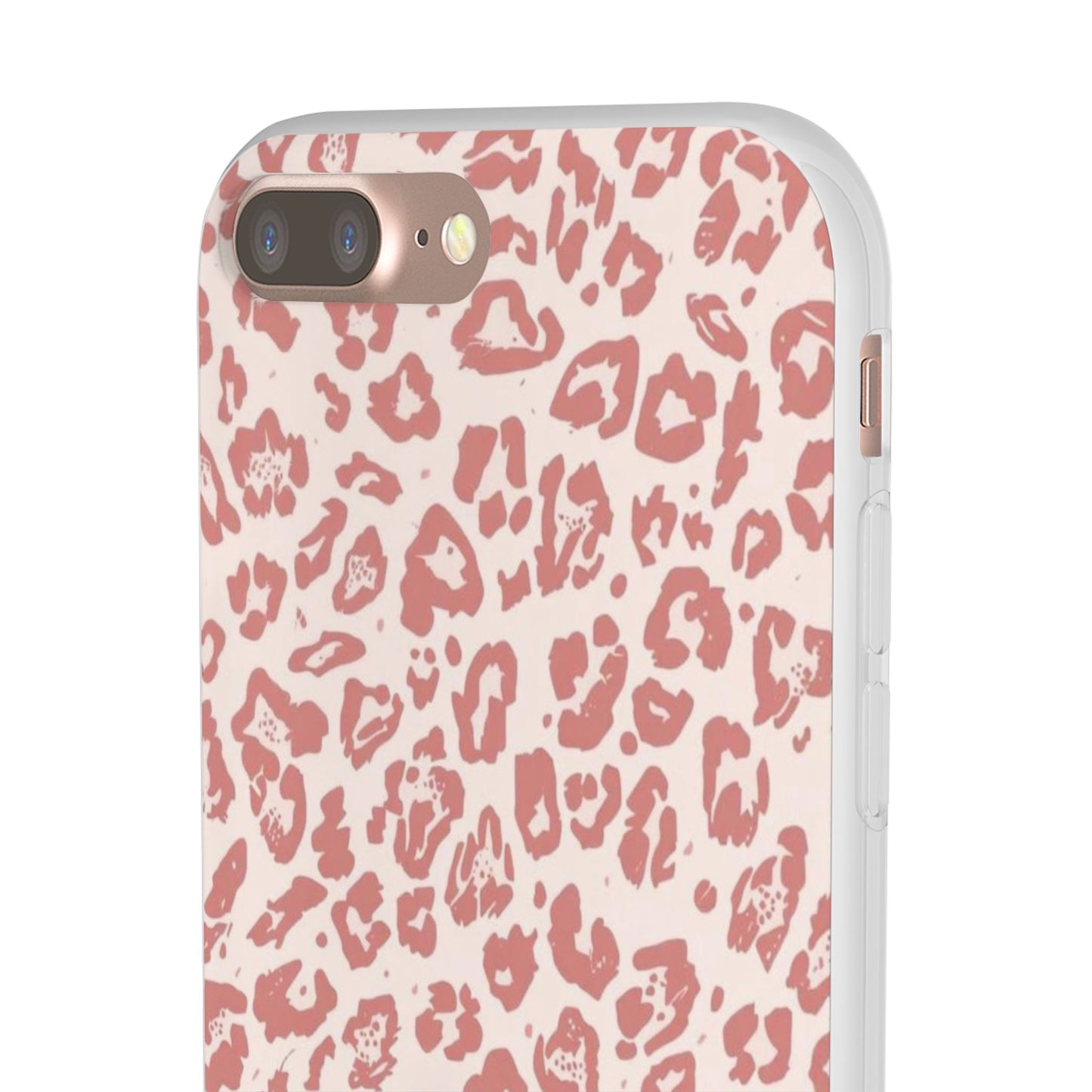 Pink Leopard Print Phone Case – Slim Flexible Protective Cover