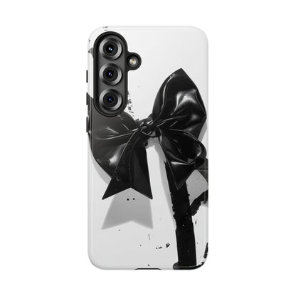 Phone Case — Black Bow Graphic Protective Cover