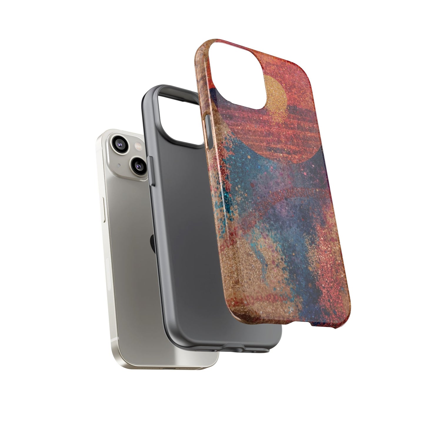 Retro Sunset Tough Phone Case