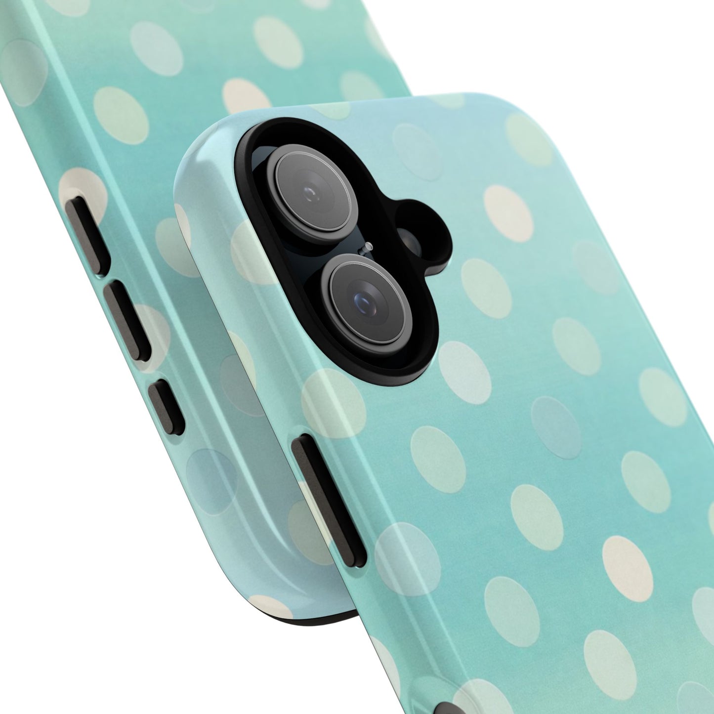 Abstract Palm Tough Phone Case — Minimal Coastal Blue Protective Cover