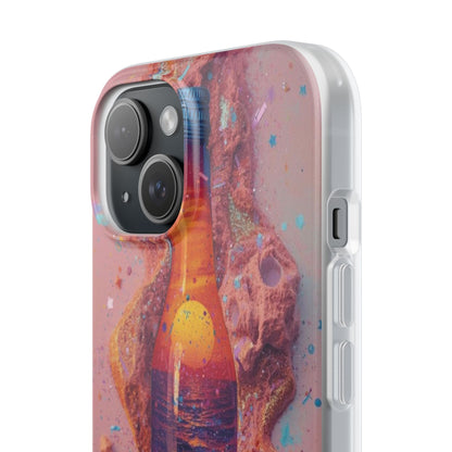 Phone Case — Surreal Sunset Bottle Art Flexible Protective Cover