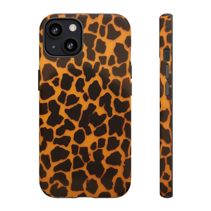 Leopard Print Tough Phone Case — Slim Protective iPhone Cover