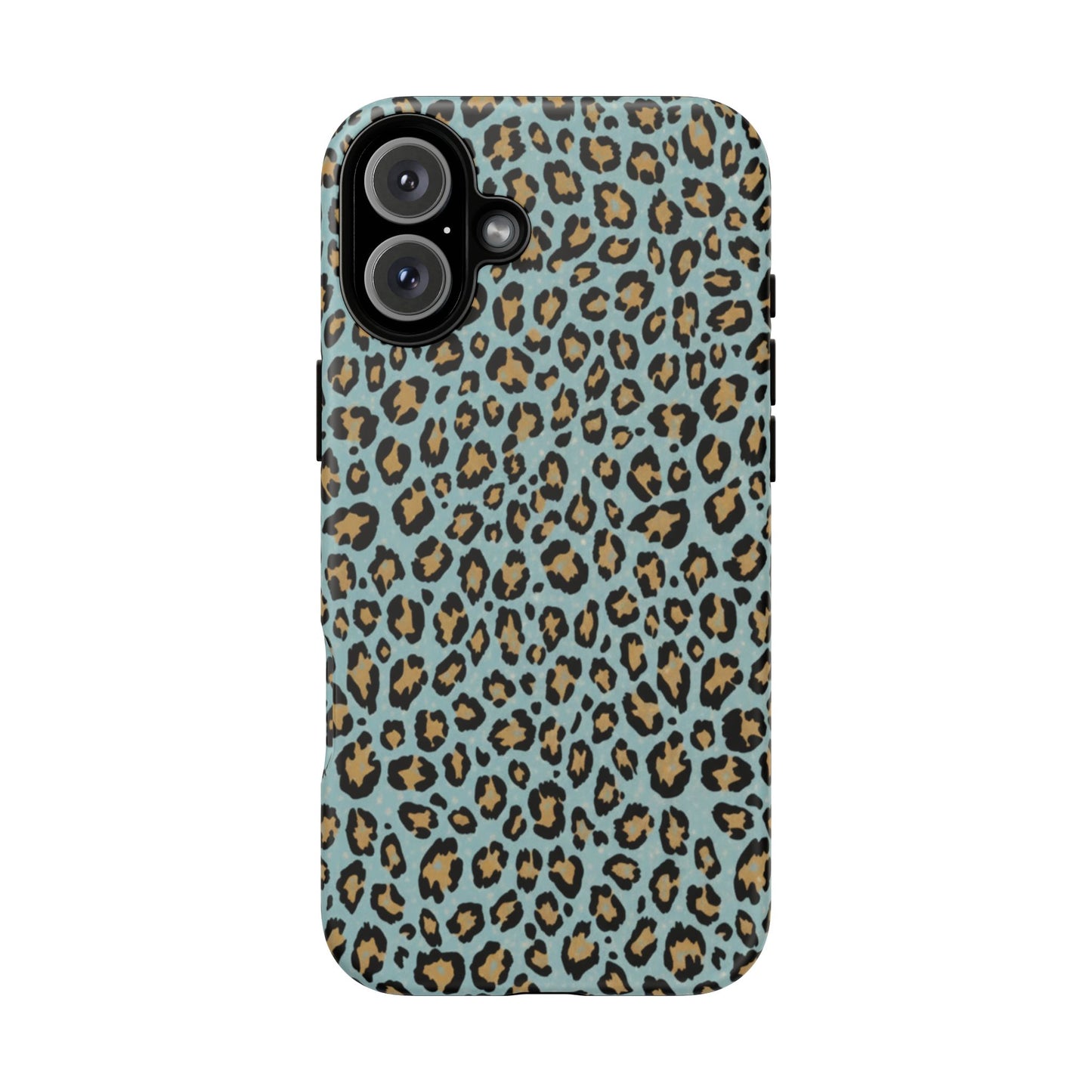 Leopard Print Tough Phone Case - Blue Cheetah Protective Cover