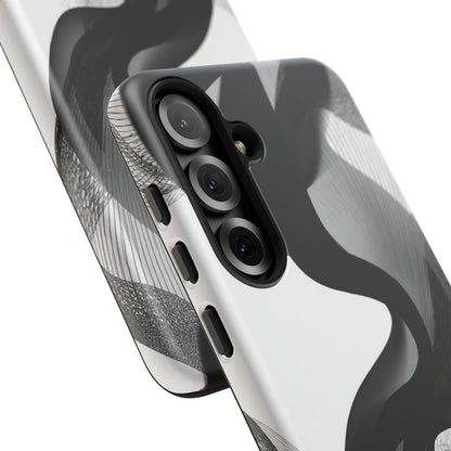 Phone Case — Monochrome Abstract Protective Cover