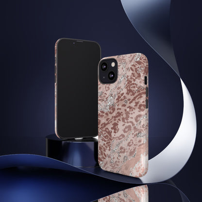 Tropical Monstera Phone Case — Colorful Leaf Protective Tough Case