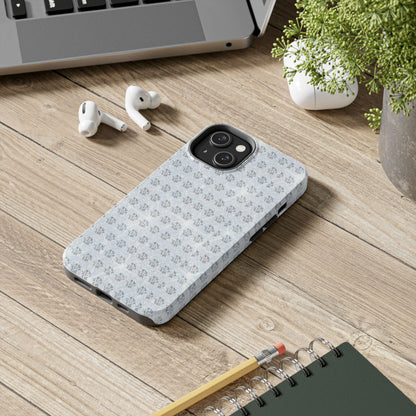 Tough Phone Case — Subtle floral Print Protective Cover