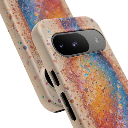 Galaxy Bottle Tough Phone Case — Colorful Nebula Splash iPhone Cover