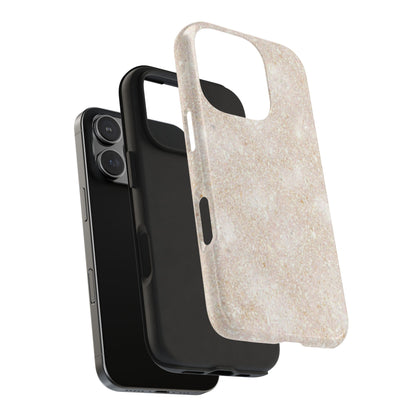 Marble Texture Tough Phone Case — Sandstone Protective Phone Cover
