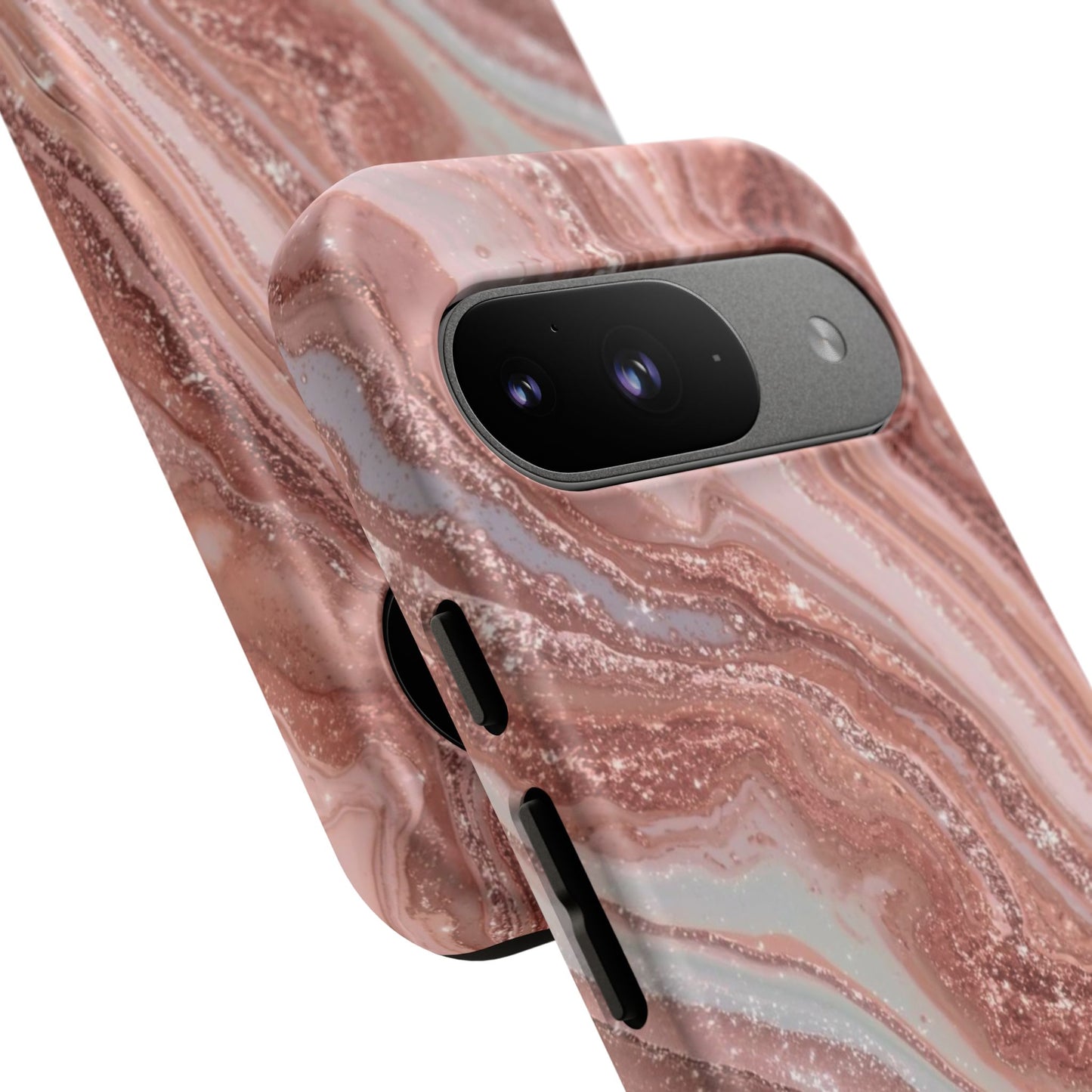 Rose Gold Marble Tough Phone Case