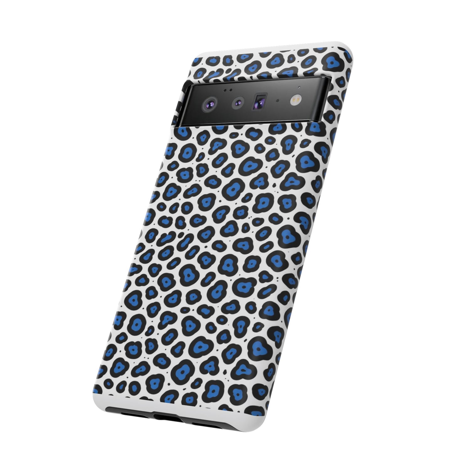 Blue Leopard Print Phone Case – Tough Protective Cover