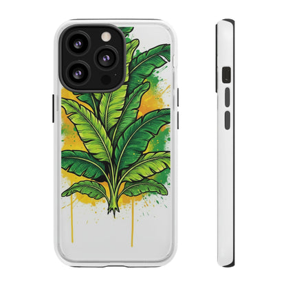 Tropical Banana Leaf Phone Case — Vibrant Green Plant Protector