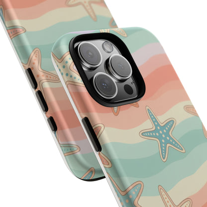 Starfish Wave Tough Phone Case — Pastel Beach Protective Cover