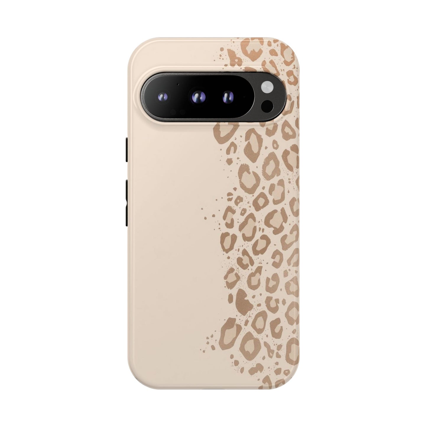 Phone Case – Beige Leopard Print Protective Cover