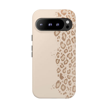 Phone Case – Beige Leopard Print Protective Cover