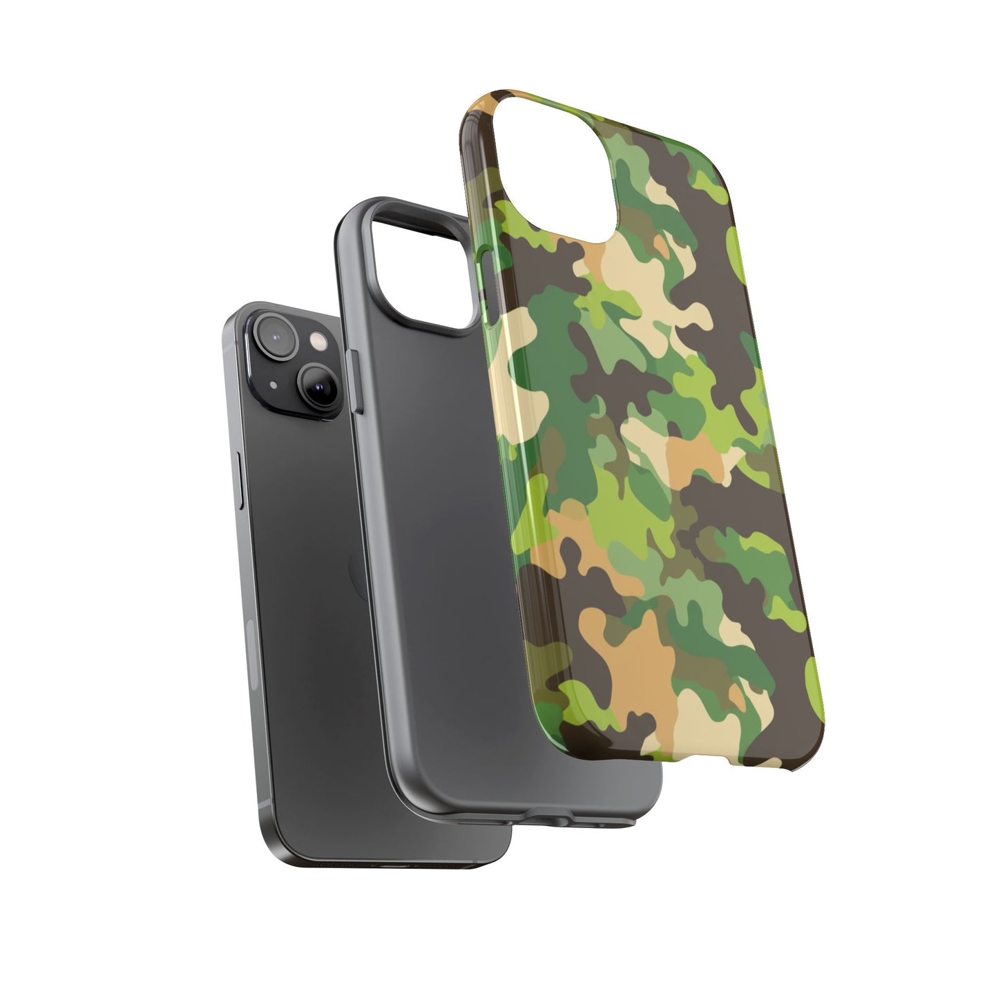 Camouflage Tough Phone Case — Military Camo Protective Cover