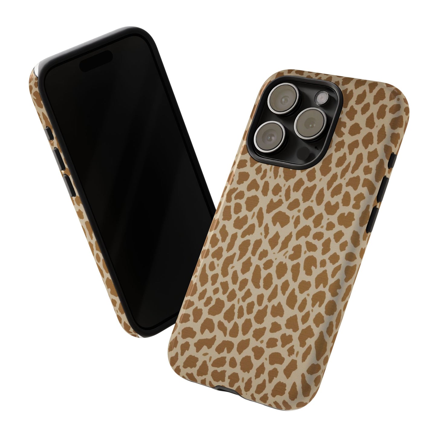 Leopard Print Tough Phone Case — Slim Protective Animal Pattern