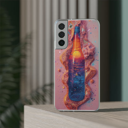 Phone Case — Surreal Sunset Bottle Art Flexible Protective Cover