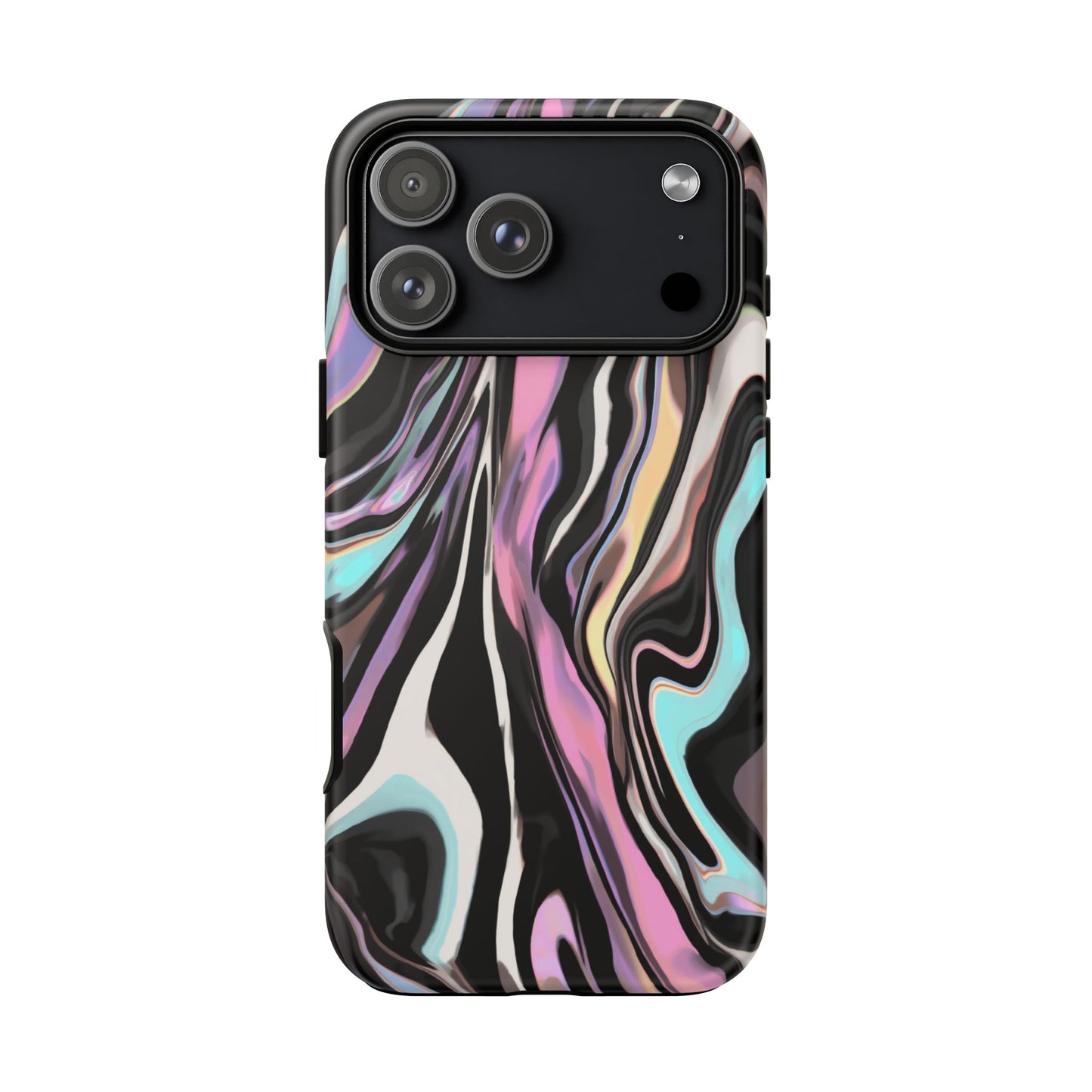 Abstract Marble Tough Phone Case — Pastel Swirl Protective Cover