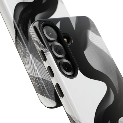 Phone Case — Monochrome Abstract Protective Cover