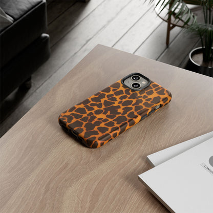 Leopard Print Tough Phone Case — Slim Protective iPhone Cover