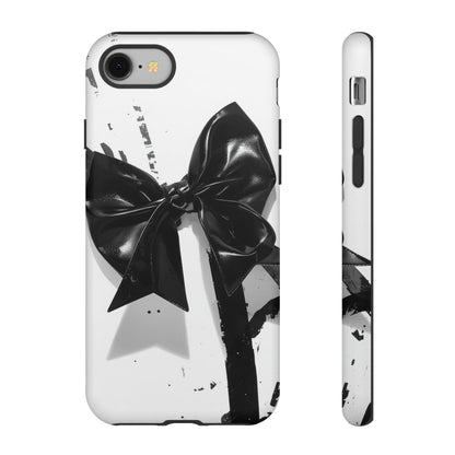 Phone Case — Black Bow Graphic Protective Cover