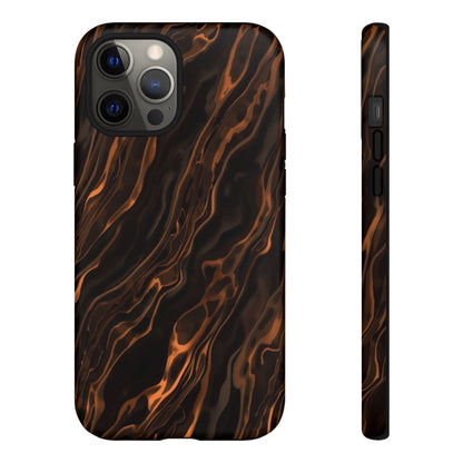 Copper Swirl Phone Case — Tough Protective iPhone Cover