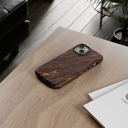 Copper Swirl Phone Case — Tough Protective iPhone Cover