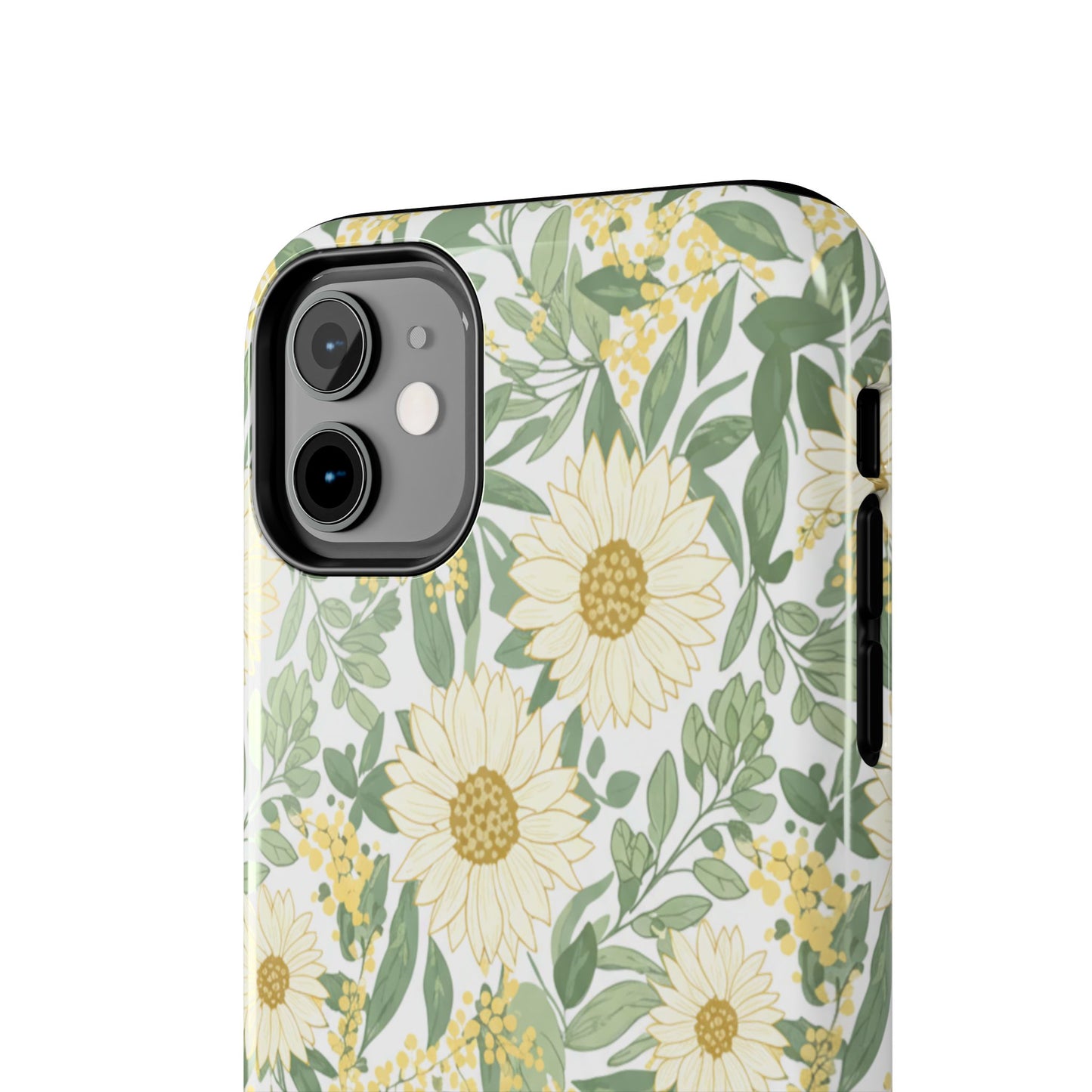 Daisy Meadow Tough Phone Case — Floral Protective Phone Cover