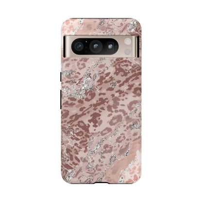 Tropical Monstera Phone Case — Colorful Leaf Protective Tough Case