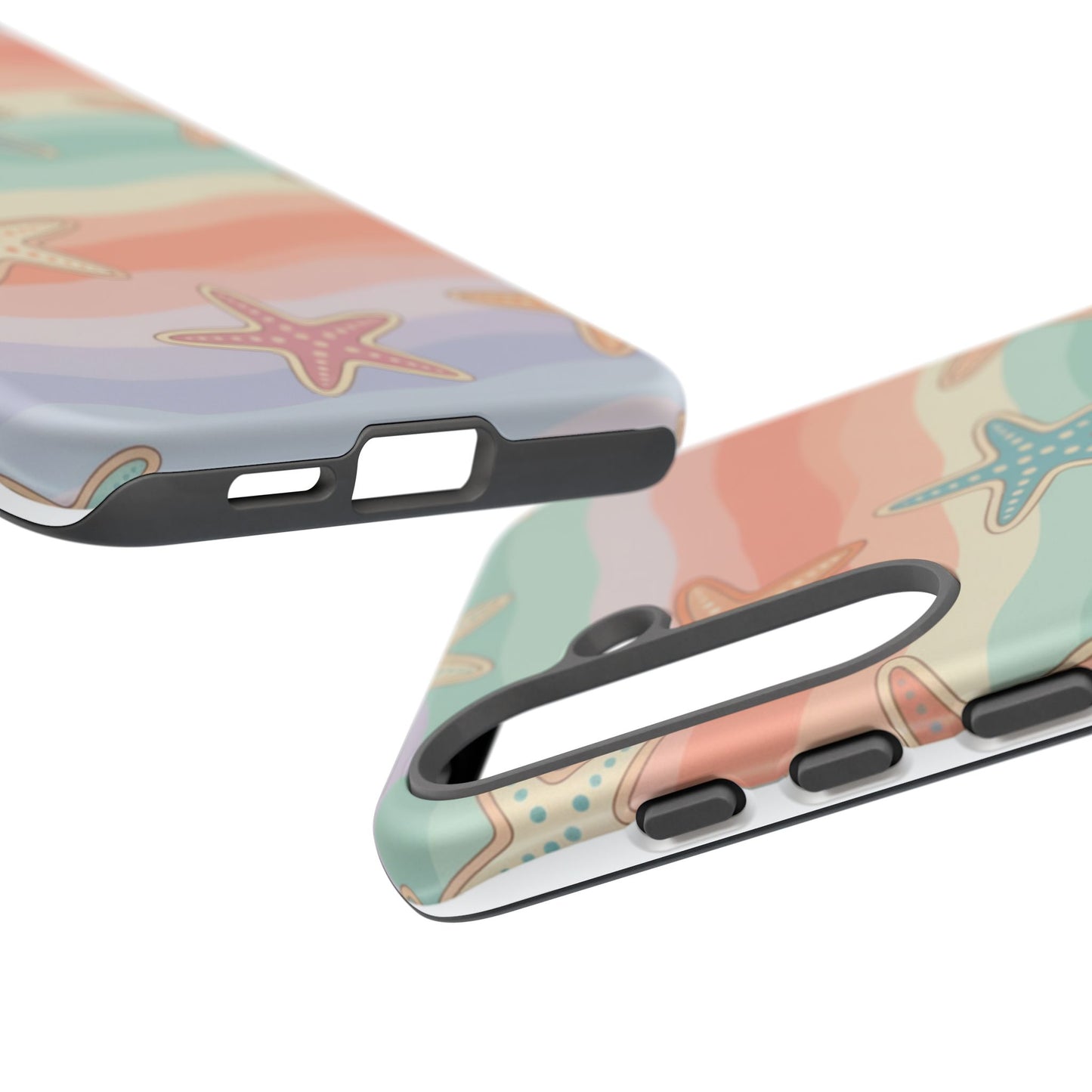 Starfish Wave Tough Phone Case — Pastel Beach Protective Cover