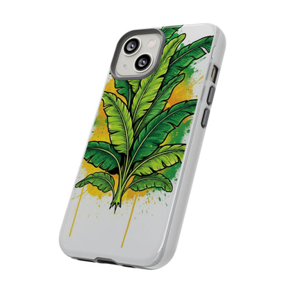 Tropical Banana Leaf Phone Case — Vibrant Green Plant Protector