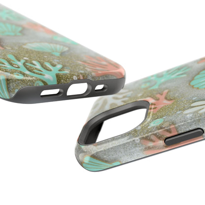 Seashell Coral Magnetic Impact Phone Case