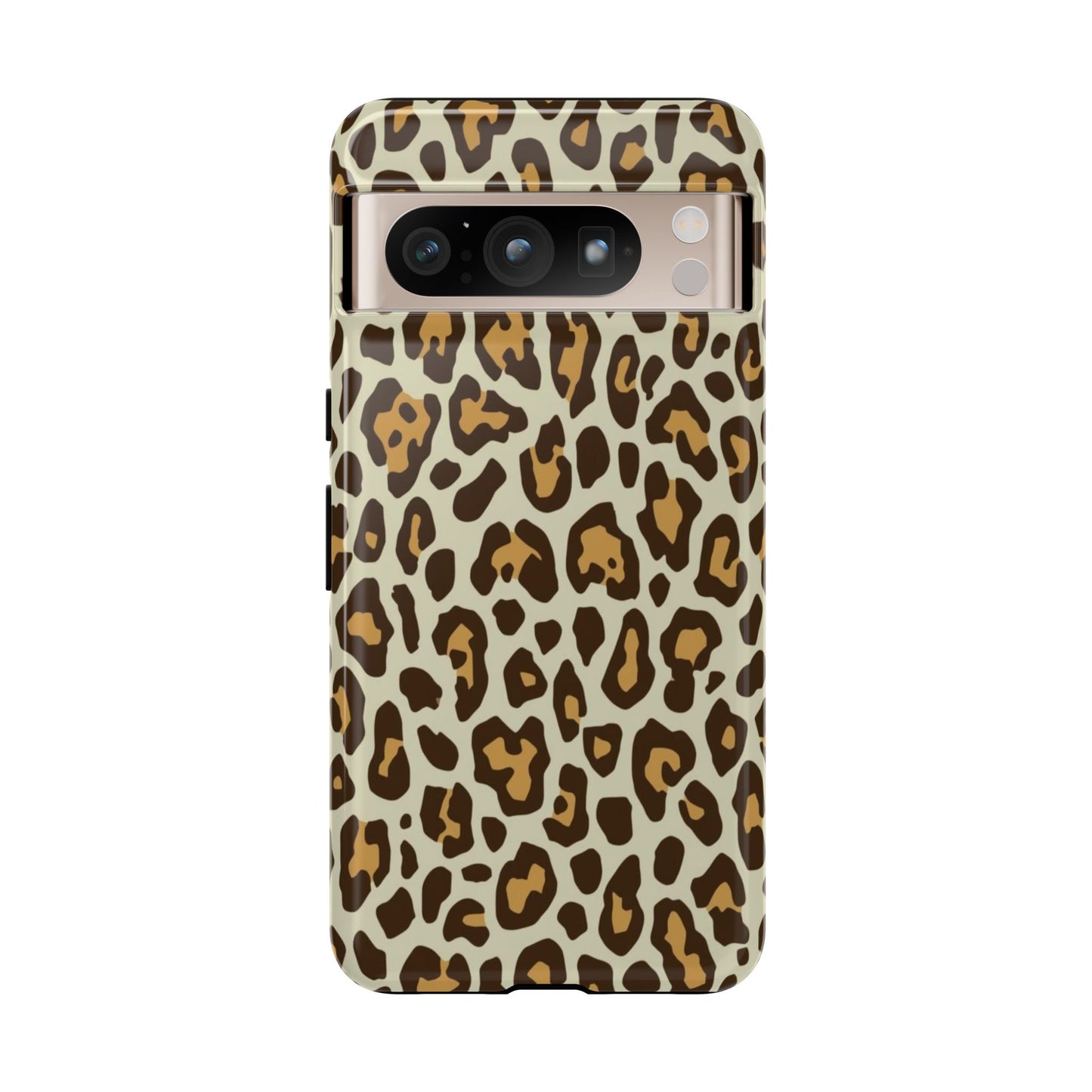 Leopard Print Tough Phone Case — Durable Protective Animal Print Case