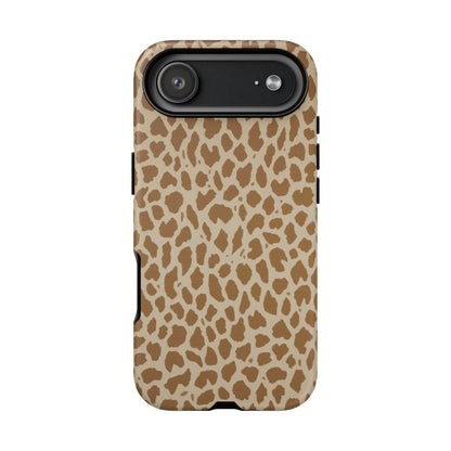 Leopard Print Tough Phone Case — Slim Protective Animal Pattern