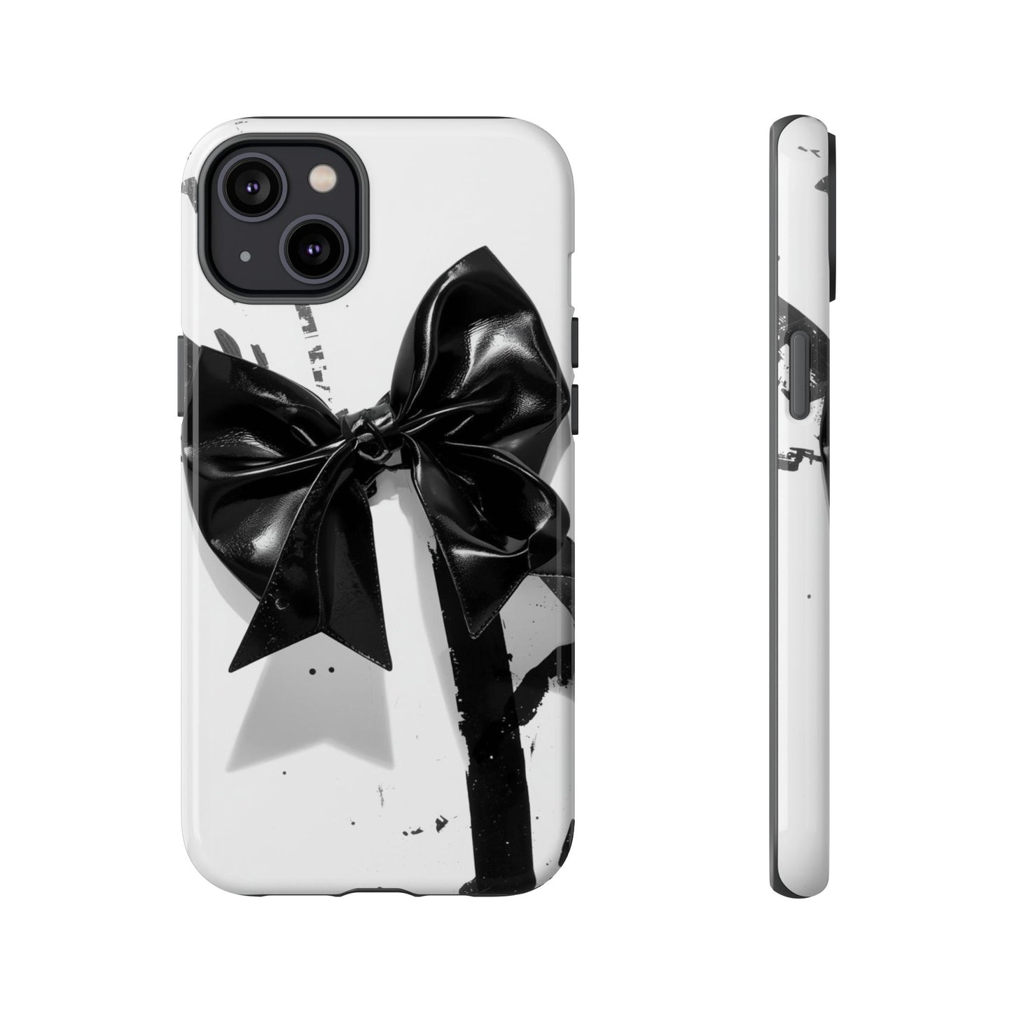 Phone Case — Black Bow Graphic Protective Cover